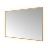 Hotbath &More Mirrors Square LED Badkamerspiegel - Rechthoek - 80 x 120 cm - Geborsteld Koper Pvd