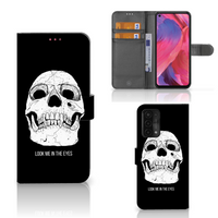 Telefoonhoesje met Naam OPPO A54 5G | A74 5G | A93 5G Skull Eyes - thumbnail