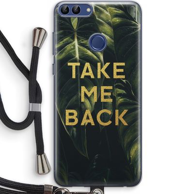 Take me back: Huawei P Smart (2018) Transparant Hoesje met koord