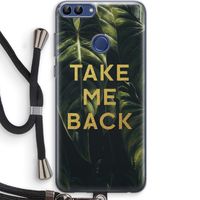 Take me back: Huawei P Smart (2018) Transparant Hoesje met koord