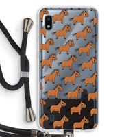Pony: Samsung Galaxy A10 Transparant Hoesje met koord Pony: Samsung Galaxy A10 Transparant Hoesje met koord