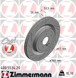 Remschijf Coat Z 400553420