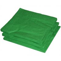 25x stuks groene servetten 33 x 33 cm - thumbnail