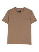 Neil Barrett Kids t-shirt à poche poitrine - Marron