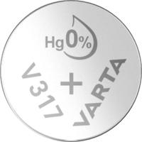 Varta Knoopcel 317 1.55 V 1 stuk(s) 10.5 mAh Zilveroxide SILVER Coin V317/SR62 NaBli 1 - thumbnail