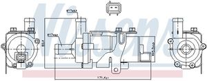 Waterpomp, motorkoeling 831114