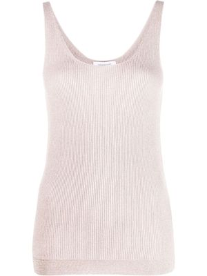 Fabiana Filippi haut en maille à col rond - Rose