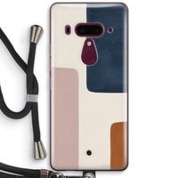 Geo #5: HTC U12+ Transparant Hoesje met koord