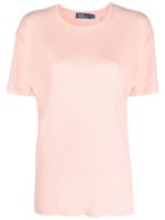 Polo Ralph Lauren t-shirt en lin à design chiné - Rose