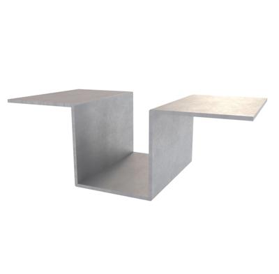 RVS zetwerk geborsteld 2 mm - per m² RVS zetwerk geborsteld 2 mm - per m²