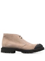 Kiton desert-boots en daim - Tons neutres