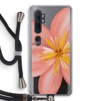 Pink Ellila Flower: Xiaomi Mi Note 10 Transparant Hoesje met koord