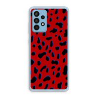Red Leopard: Samsung Galaxy A52 Transparant Hoesje