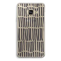 Moroccan stripes: Samsung A3 (2017) Transparant Hoesje