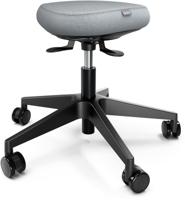 Leitz Ergo actieve Zitkruk met comfort wiebelkussen, met wieltjes