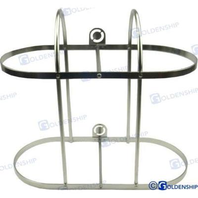 Portadefensas y soportes defensas GS62105 - SOPORTE 2 DEFENSAS INOX 2X20 CM