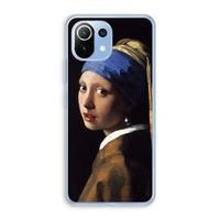 The Pearl Earring: Xiaomi Mi 11 Lite Transparant Hoesje
