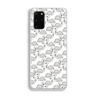 Zwanen: Samsung Galaxy S20 Plus Transparant Hoesje