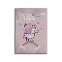 Peppa Pig Fleece plaid Unicorn 100 x 140 cm - thumbnail