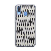 Marrakech Zigzag: Samsung Galaxy A40 Transparant Hoesje