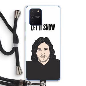 Let It Snow: Samsung Galaxy Note 10 Lite Transparant Hoesje met koord