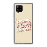 Pizza is the answer: Samsung Galaxy A42 5G Transparant Hoesje