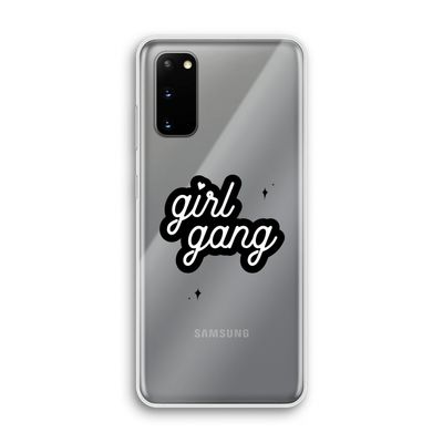 Girl Gang: Samsung Galaxy S20 Transparant Hoesje