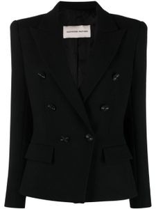 Alexandre Vauthier blazer en laine à boutonnière croisée - Noir