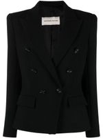 Alexandre Vauthier blazer en laine à boutonnière croisée - Noir - thumbnail