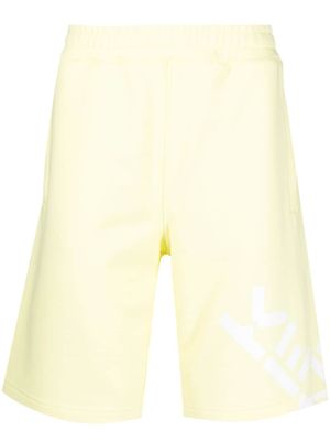 Kenzo pantalon de jogging à logo imprimé - Jaune