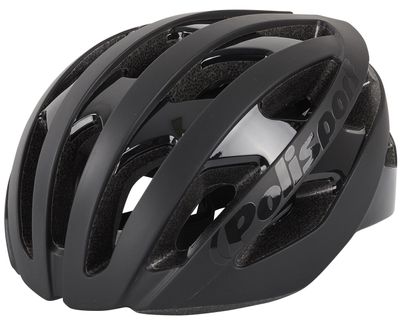 Polisport light pro fietshelm l 58-62cm mat zwart/zwart
