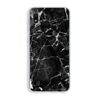 Zwart Marmer 2: Samsung Galaxy A10 Transparant Hoesje