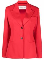Valentino Garavani blazer à simple boutonnage - Rouge