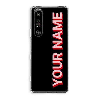 Namecase: Sony Xperia 1 III Transparant Hoesje