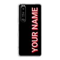 Namecase: Sony Xperia 1 III Transparant Hoesje