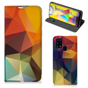 Samsung Galaxy M31 Stand Case Polygon Color