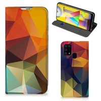 Samsung Galaxy M31 Stand Case Polygon Color