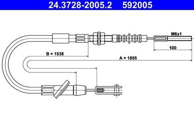 Koppelingkabel 24372820052