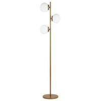 Beliani - WADI - Staande lamp - Goud - Metaal - thumbnail