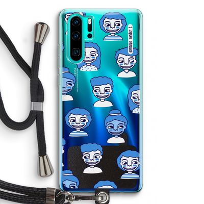 Gezichtjes: Huawei P30 Pro Transparant Hoesje met koord