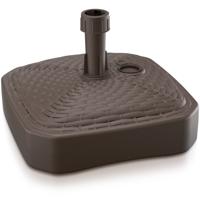 Prosperplast Parasolvoet - vierkant - rotan - bruin - 12L Prosperplast Parasolvoet - vierkant - rotan - bruin - 12L