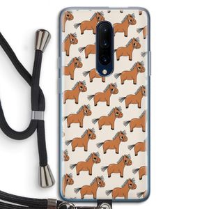 Pony: OnePlus 7 Pro Transparant Hoesje met koord