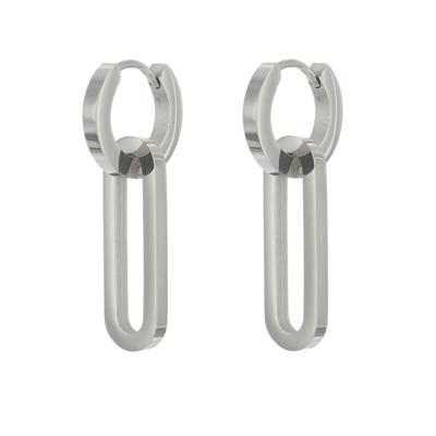 Kalli Oorringen Hoops Chain Zilver | 1950