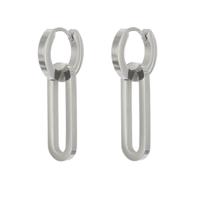 Kalli Oorringen Hoops Chain Zilver | 1950
