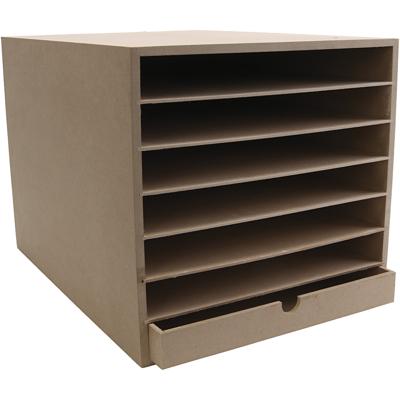 Creativ Company Papier opslag unit, h: 32 cm, d: 45 cm, b: 32 cm, a3, 1 stuk