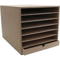 Creativ Company Papier opslag unit, h: 32 cm, d: 45 cm, b: 32 cm, a3, 1 stuk