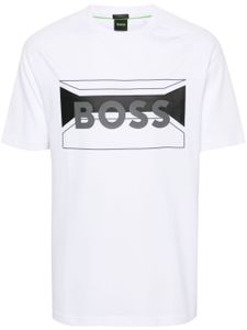 BOSS t-shirt à logo imprimé - Blanc