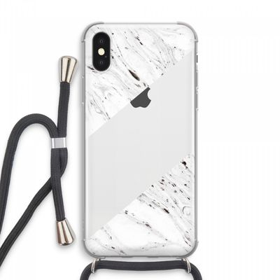 Biggest stripe: iPhone XS Max Transparant Hoesje met koord