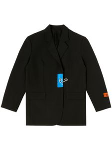 Heron Preston blazer à détail de mousqueton - Noir