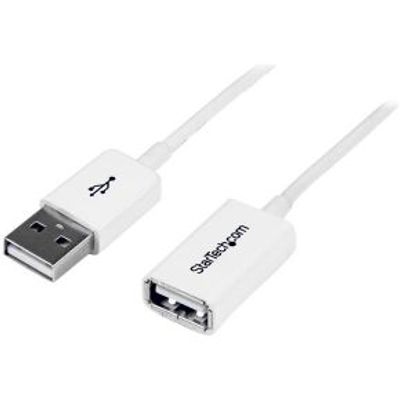 StarTech.com 1 m witte USB 2.0-verlengkabel A-naar-A M/F